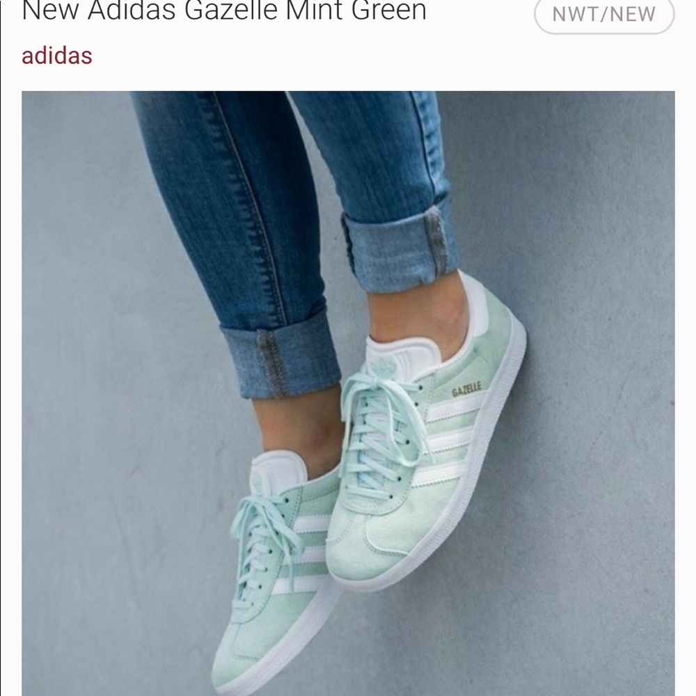 - - Brand new with tags adidas sold out mint gazelles